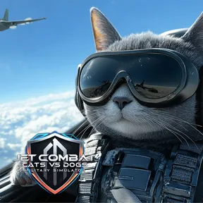 Jet Combat: Cats VS Dogs Military Simulator cover image