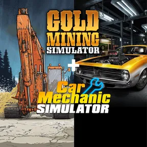 Simulator Pack: Car Mechanic Simulator and Gold Mining Simulator (DOUBLE BUNDLE) cover image
