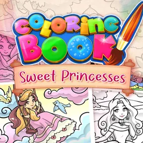 Coloring Book: Sweet Princesses cover image