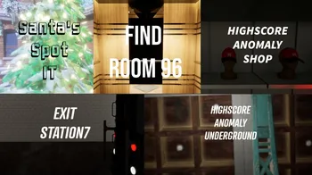 Santa's Spot It + Exit Station 7 + Find Room 96 +HighScore Anomaly Shop +HighScore Anomaly Underground cover image