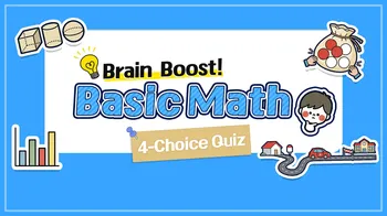 Brain Boost! Basic Math 4-Choice Quiz cover image