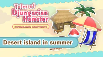 Desert island in summer cover image