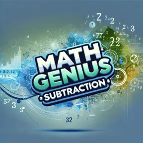Math Genius: Subtraction cover image