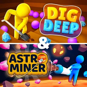 Dig Deep & Astro Miner cover image