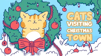 Cats Visiting Christmas Town cover image