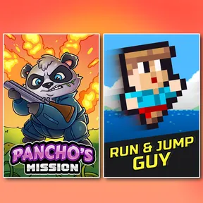 Indie Platformer Bundle: Run & Jump Guy + Pancho's Mission cover image