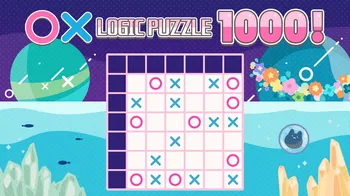 〇× LOGIC PUZZLE 1000 ! cover image