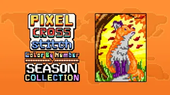 Pixel Cross Stitch Color by Number Seasons Collection cover image
