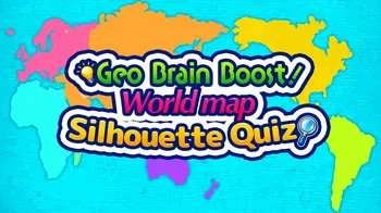 Geo Brain Boost! World Map Silhouette Quiz cover image