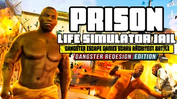 Prison Life Simulator Jail - Gangster Escape Games Scary Architect Battle: Gangster Redesign Edition cover image