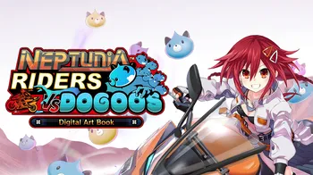 Neptunia Riders VS Dogoos Digital Art Book cover image