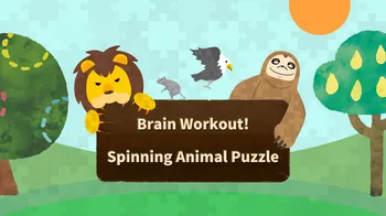 Brain Workout! Spinning Animal Puzzle cover image