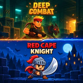 Deep Combat + Red Cape Knight (Bundle) cover image