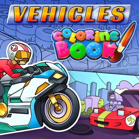 Coloring Book: Vehicles cover image