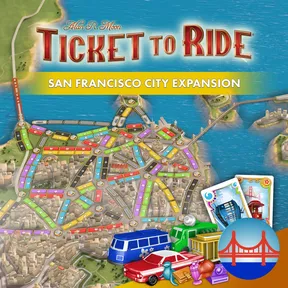Ticket to Ride®: San Francisco City Expansion cover image