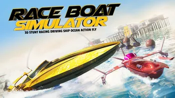 Race Boat Simulator - 3D Stunt Racing Driving Ship in Ocean cover image