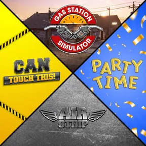 Gas Station Simulator, Airstrip DLC, Can Touch This DLC and Party Time DLC Bundle cover image