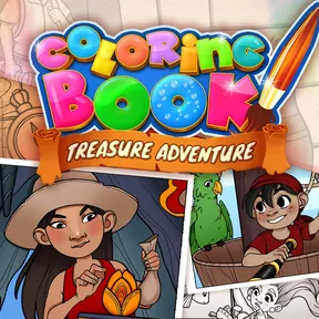 Coloring Book: Treasure Adventure cover image