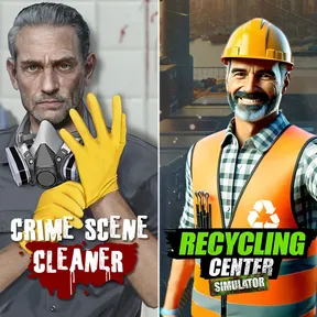 Recycling Center Simulator & Crime Scene Cleaner cover image
