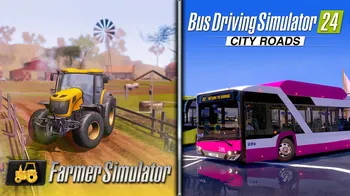 Bus Driving Simulator 24 City Roads & Farmer Simulator Bundle cover image