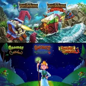 Fort Defense & Gnomes Gardens Bundle cover image