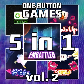One Button Games 5-in-1 vol. 2 bundle cover image