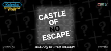 Castle of no Escape cover image