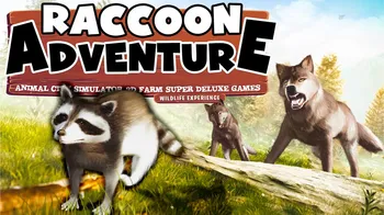 Raccoon Adventure: Animal City Simulator 3D Farm Super Deluxe – Wildlife Experience cover image