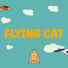 Flying cat cover image