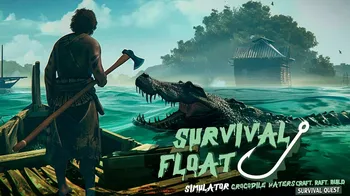 Survival Float Simulator - Crocodile Waters Craft, Raft, Build: Survival Quest cover image