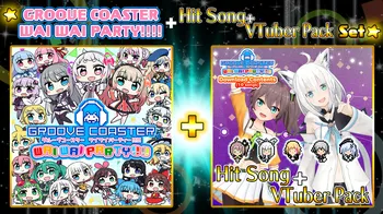 GROOVE COASTER WAI WAI PARTY!!!! + Hit Song+VTuber Pack Set cover image