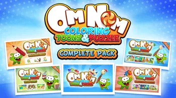 Om Nom: Coloring, Toons & Puzzle - Complete Pack cover image