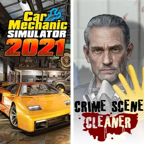 Crime Scene Cleaner & Car Mechanic Simulator 2021 cover image