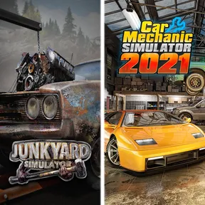 Junkyard Simulator & Car Mechanic Simulator 2021 cover image