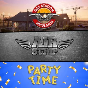 Gas Station Simulator, Airstrip DLC and Party Time DLC Bundle cover image