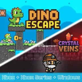 Dino Escape & Crystal Veins (Bundle) cover image