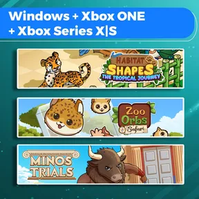 Habitat Shapes: The Tropical Journey + Zoo Orbs: Safari + Minos Trials (Bundle) cover image