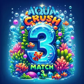 Aqua Crush Saga : match 3 cover image