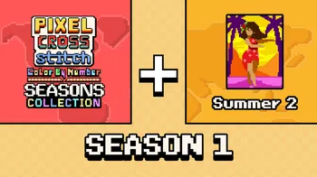 Pixel Cross Stitch Color by Number Seasons Collection Season 1 cover image