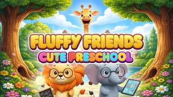 Fluffy Friends - Cute Preschool cover image