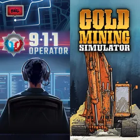 Simulator Bundle: Gold Mining Simulator and 911 Operator cover image