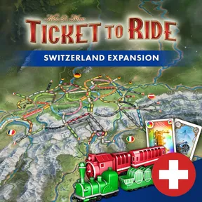 Ticket to Ride®: Switzerland Expansion cover image