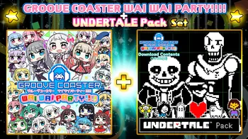 GROOVE COASTER WAI WAI PARTY!!!! + UNDERTALE Pack Value bundle cover image
