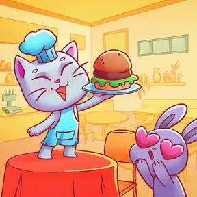 Funny Animal Cafe cover image