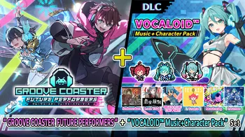 "GROOVE COASTER FUTURE PERFORMERS" + "VOCALOID™ Music+Character Pack" Set cover image