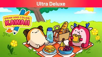 DRAW AND COLOR: KAWAII Ultra Deluxe cover image