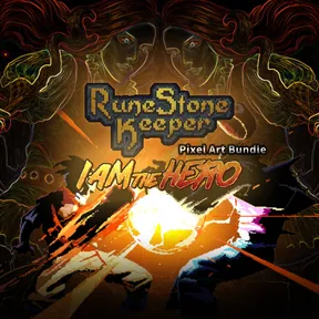 RuneStone Keeper and I am the hero PixelArt Bundle cover image