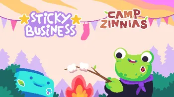 Sticky Business: Camp Zinnias cover image