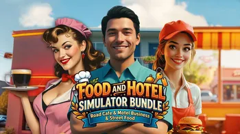 Food And Hotel Simulator Bundle: Road Cafe & Motel Business & Street Food cover image