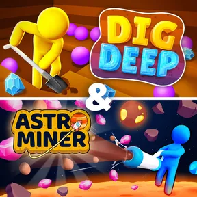 Dig Deep & Astro Miner cover image